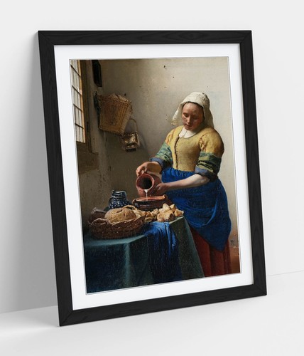 Johannes vermeer the milkmaid - johannes, vermeer,