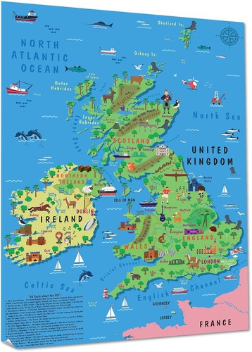 Children ireland map - children's, uk
