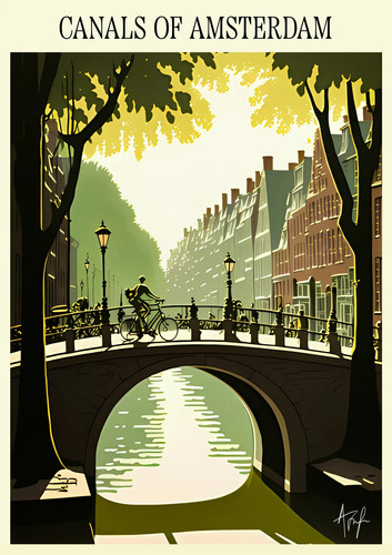 Canals amsterdam holland - of,