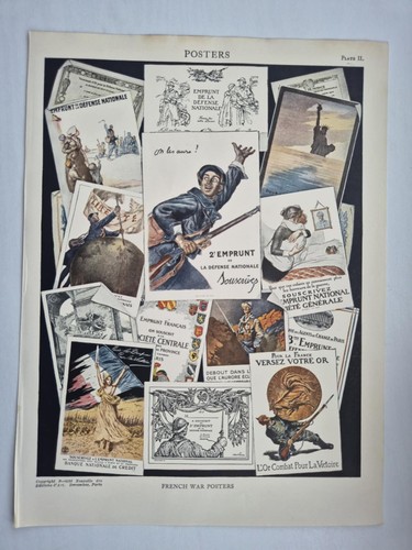 Antique print britannica 1926 - antique,
