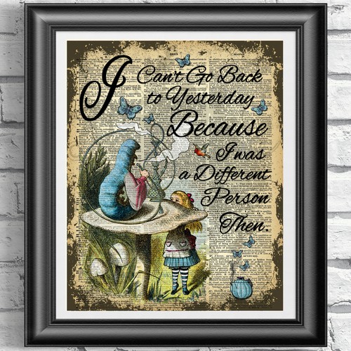 Original art print dictionary - original,