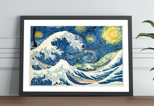 Great wave starry night - great,