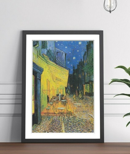 Van gogh cafe terrace - , framed