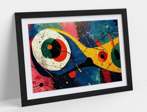 Multi colour abstract eye - colour, joan