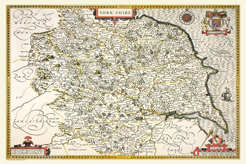 Old map yorkshire - ,