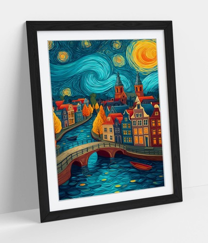 Pretty amsterdam city view - view, van
